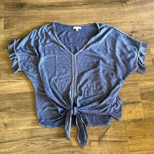 𝅺max Studio v-neck oversized top size S